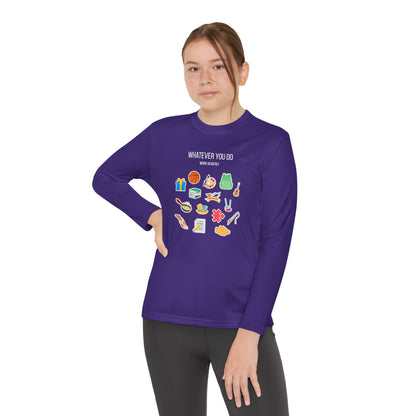 'Whatever You Do' Youth Long Sleeve Tee
