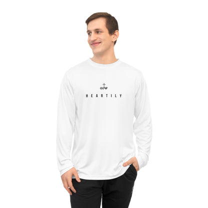 Gradient Logo & Heartily Performance Long Sleeve Shirt