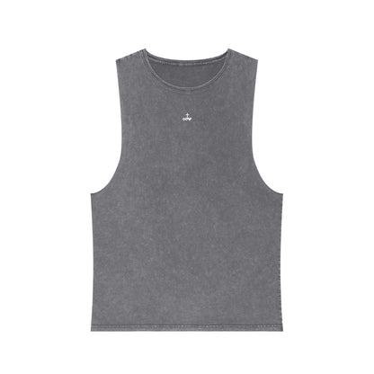 Unisex Logo Stonewash Tank Top