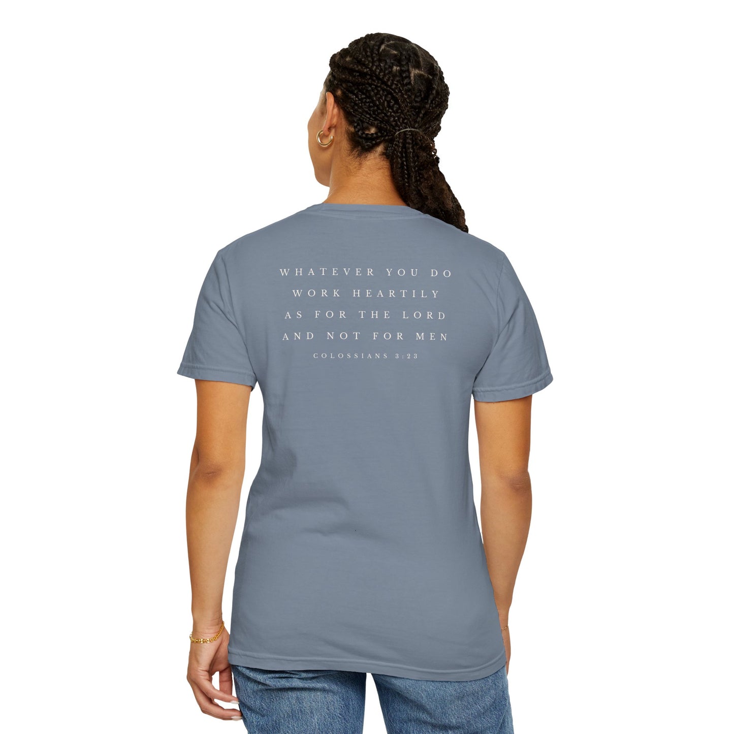Plain Heartily Scripture T-Shirt