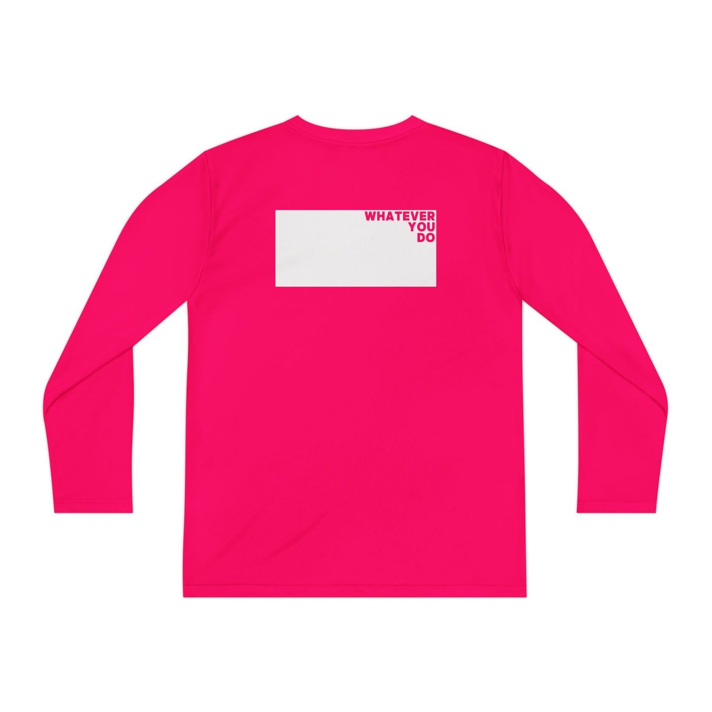 Block Font Youth Long Sleeve Tee