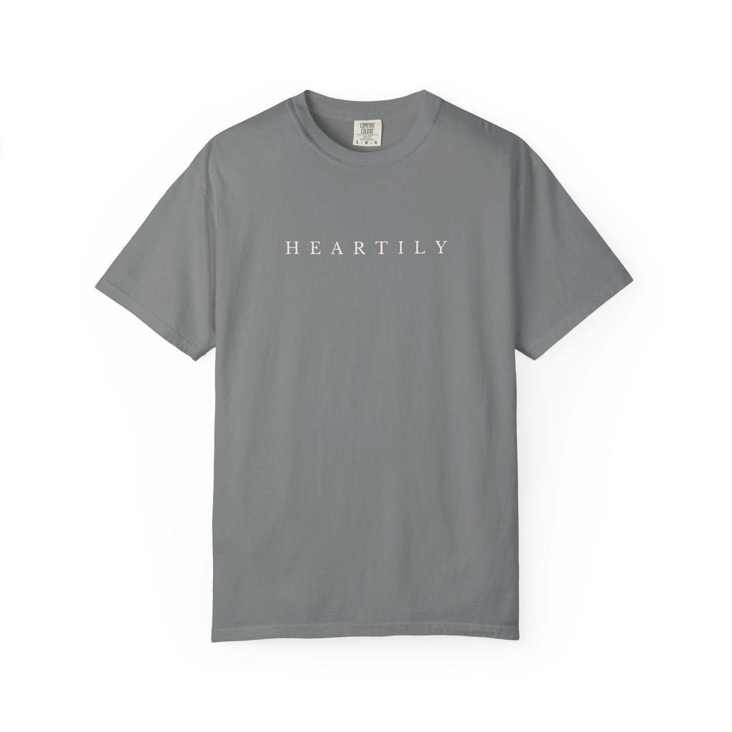 Plain Heartily Scripture T-Shirt