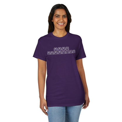 'Work Heartily' Keyboard T-Shirt