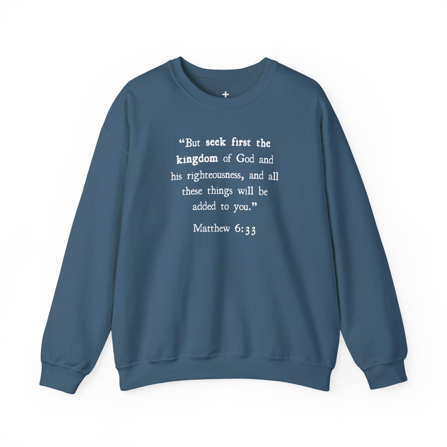 Unisex Matthew 6:33 Crewneck Sweatshirt