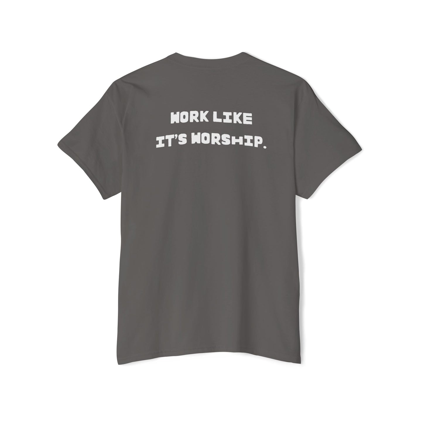 "Work Like It's Worship" Unisex Pocket Tee