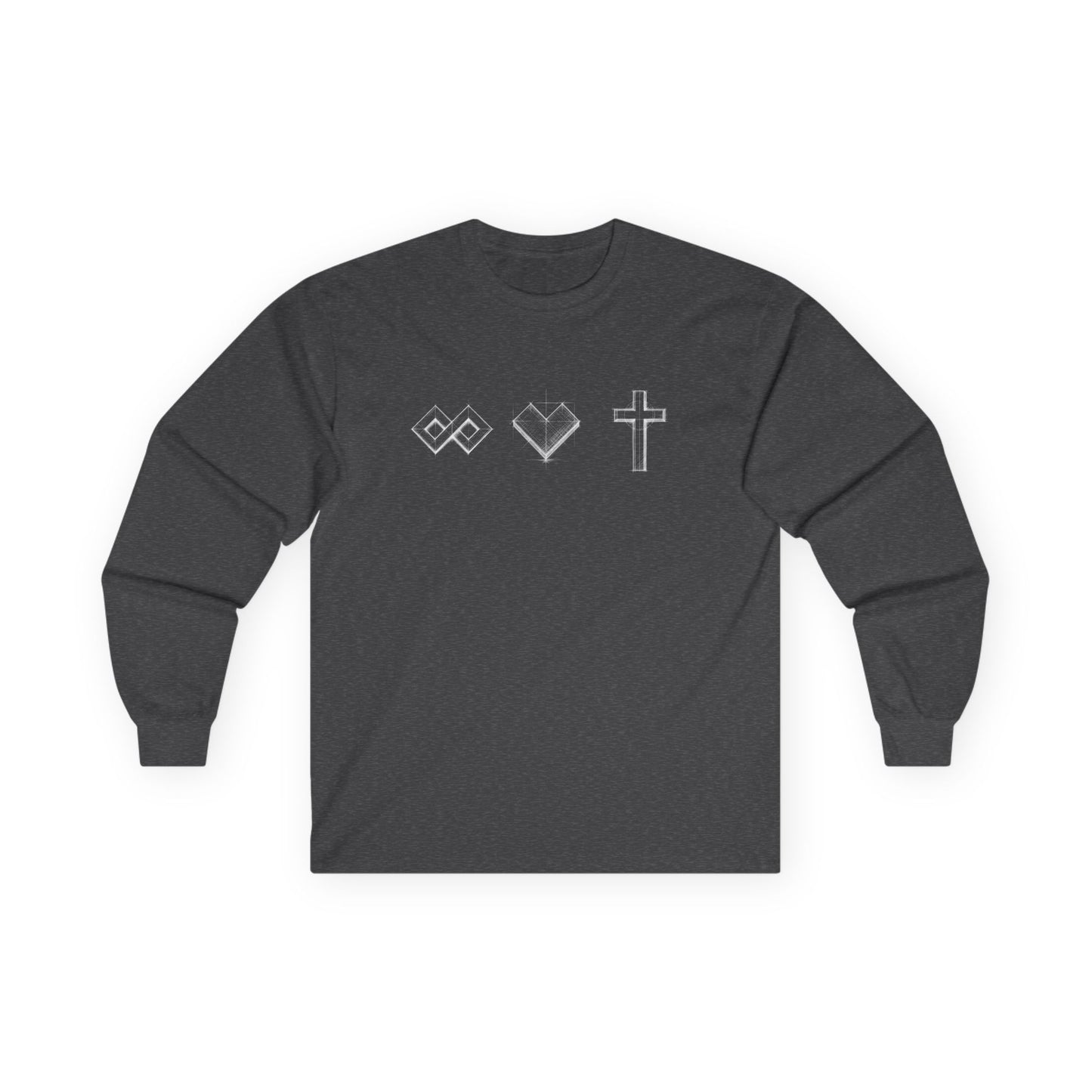 Heartily Icon Sketch Long Sleeve Tee