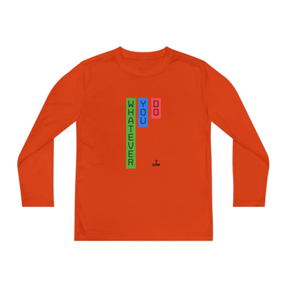 Vertical Block 'Whatever You Do' Youth Long Sleeve Tee