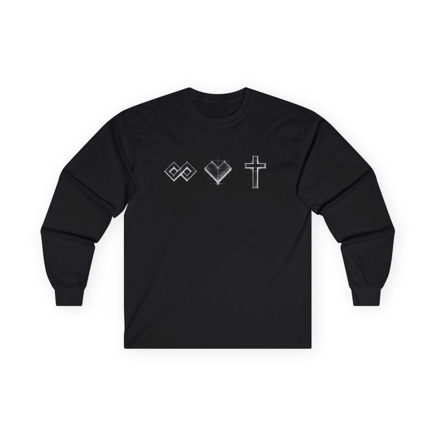 Heartily Icon Sketch Long Sleeve Tee