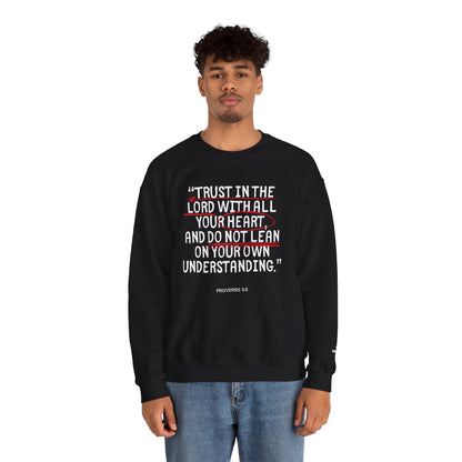 'Trust in the Lord' Proverbs 3:5 Crewneck Sweatshirt