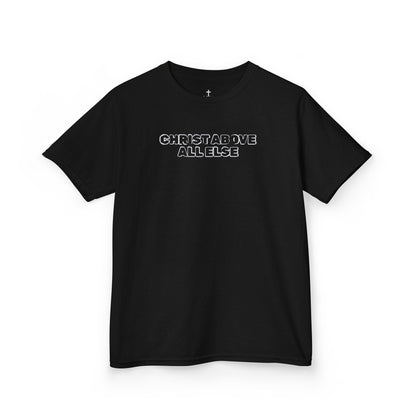 "Christ Above All Else" Kids Minimalist Graphic Tee