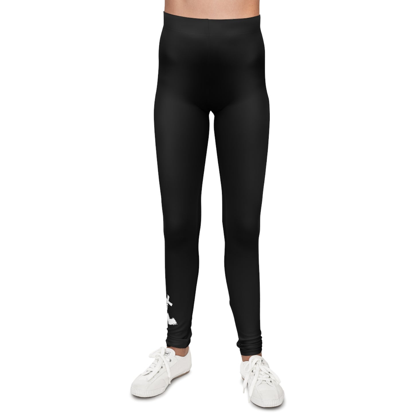 Glitch Logo Black Youth Leggings