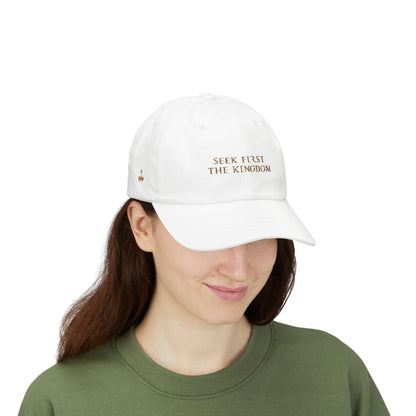 Seek First The Kingdom Dad Cap