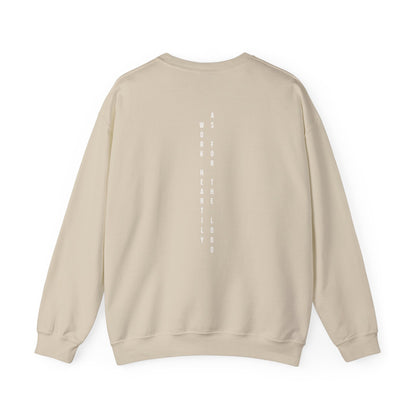 Vertical Text Crewneck Sweatshirt