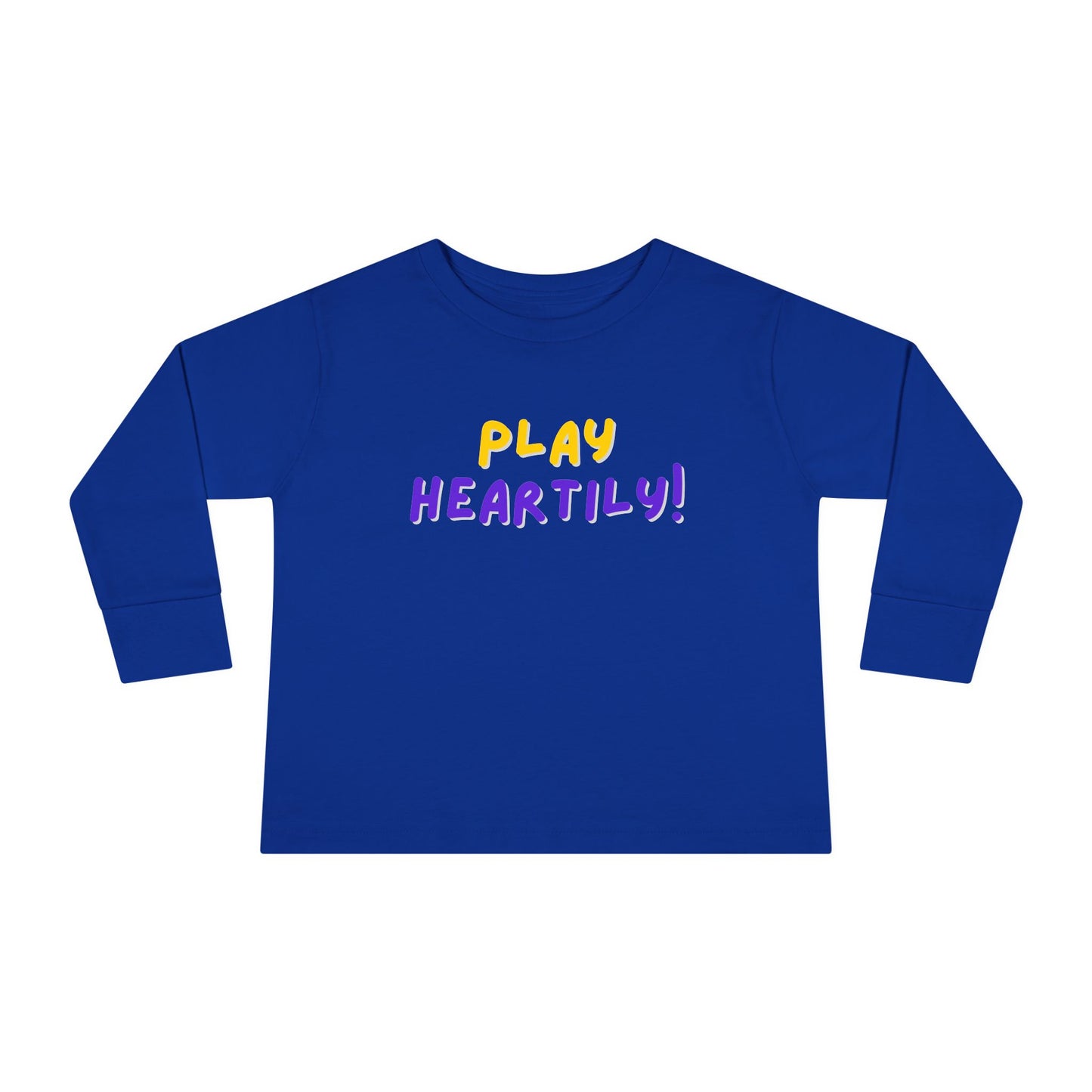 'Play Heartily!' Toddler Long Sleeve Tee