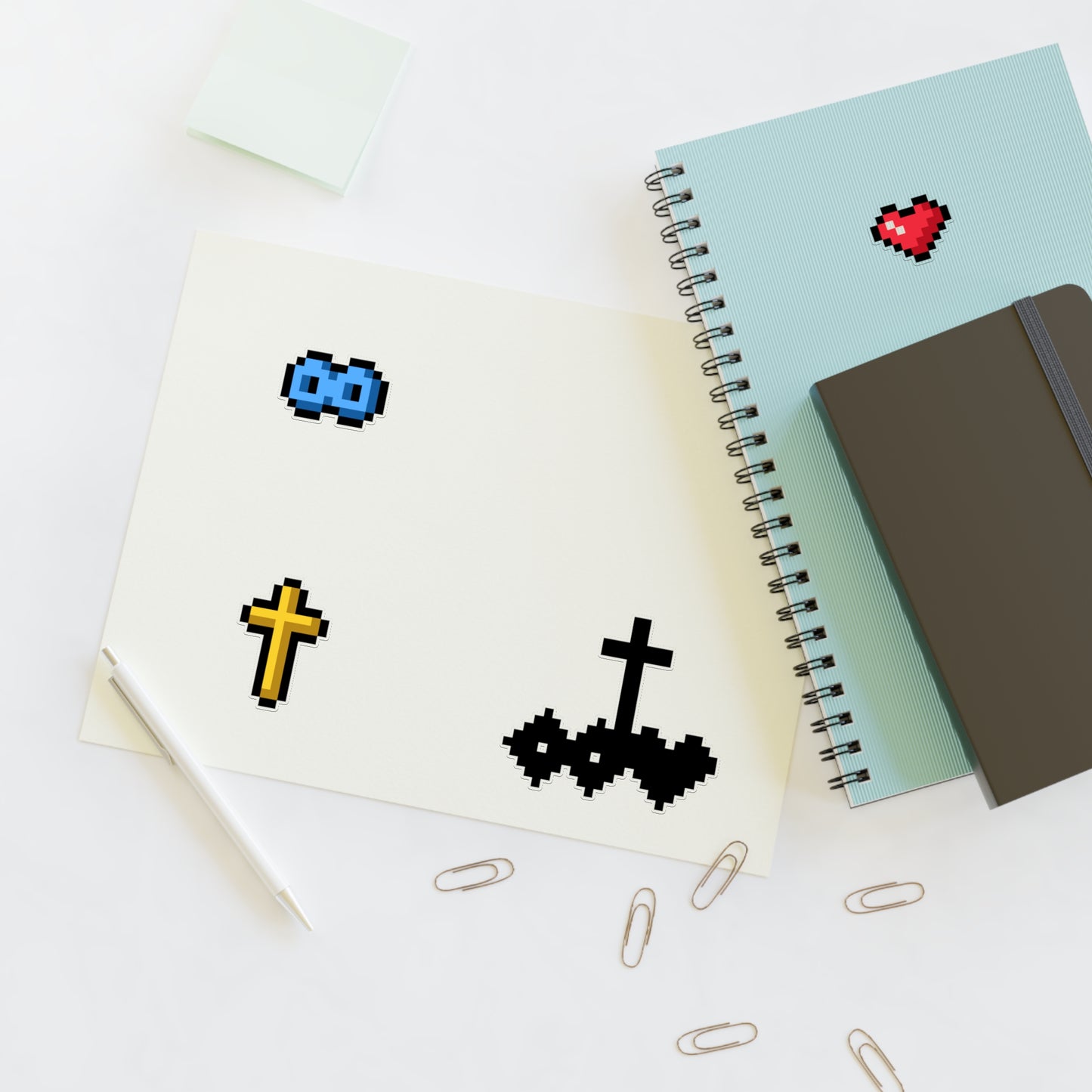 Pixel Heartily Icon Sticker Pack