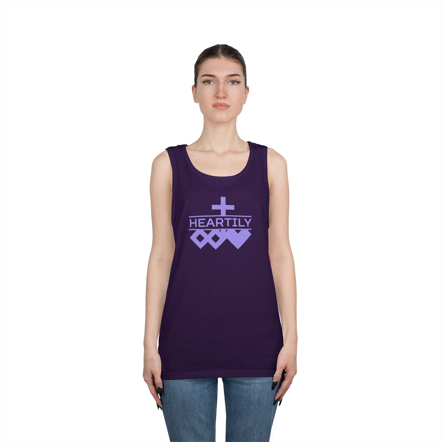 Unisex Heartily Logo Tank Top