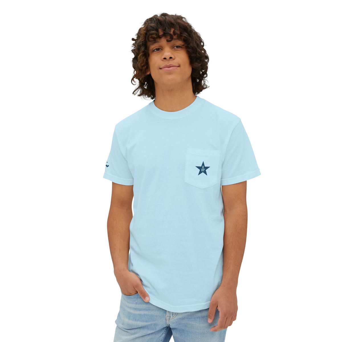 Quote & Graphic Pocket T-Shirt