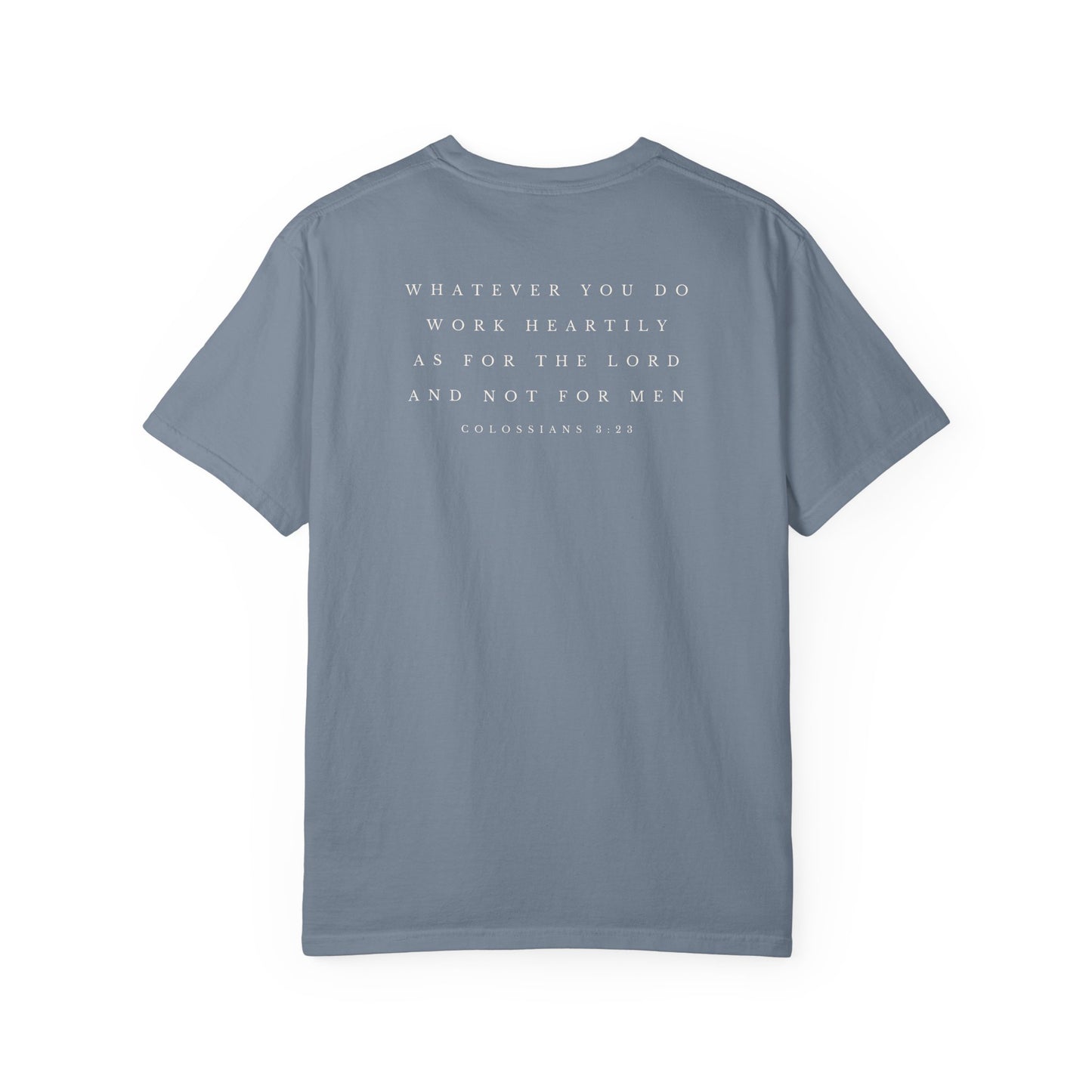 Plain Heartily Scripture T-Shirt
