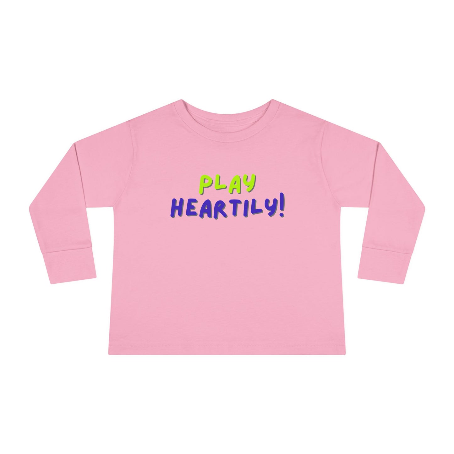 'Play Heartily!' Toddler Long Sleeve Tee
