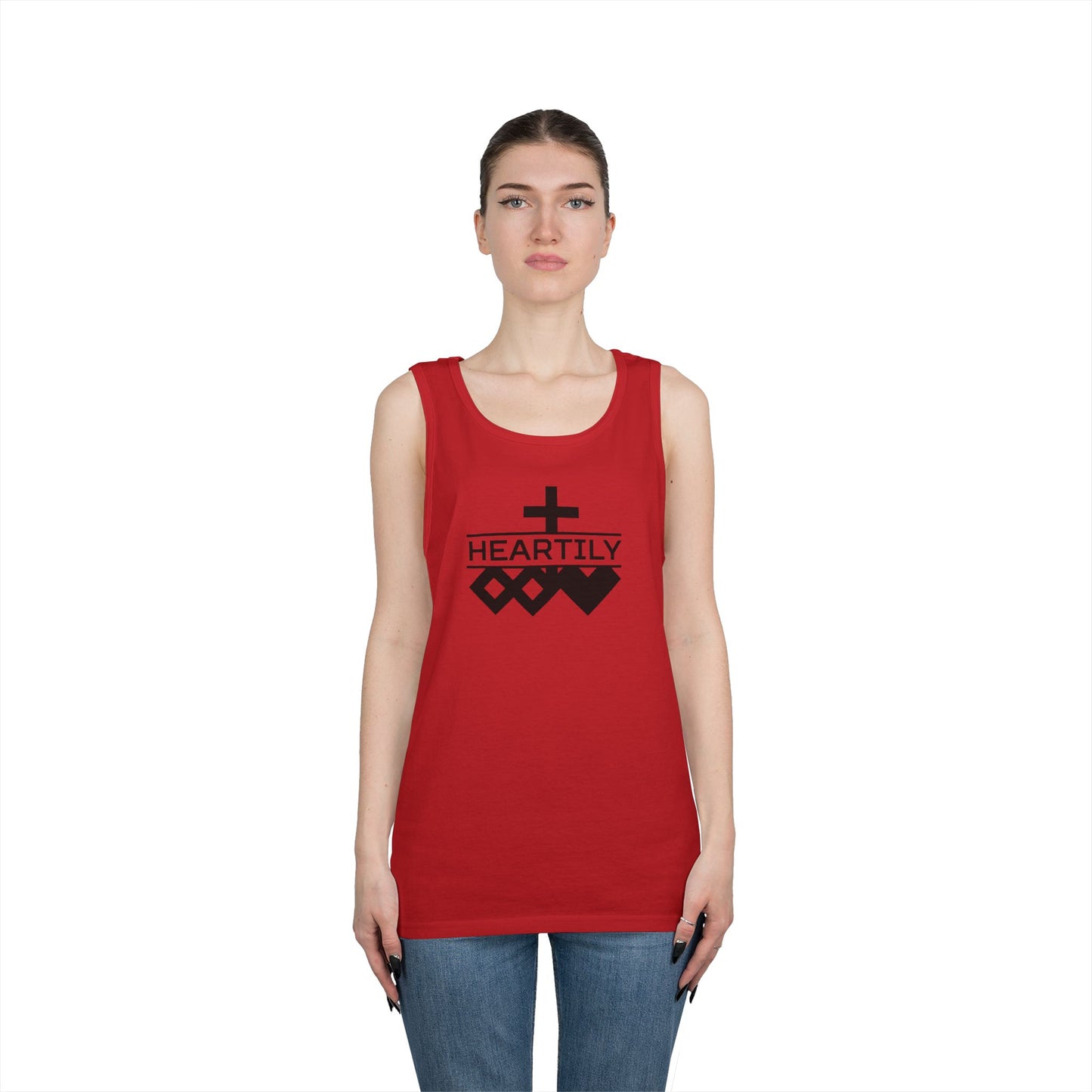 Unisex Heartily Logo Tank Top