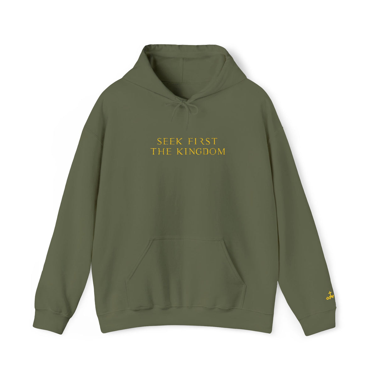 'Seek First the Kingdom' Black Pullover