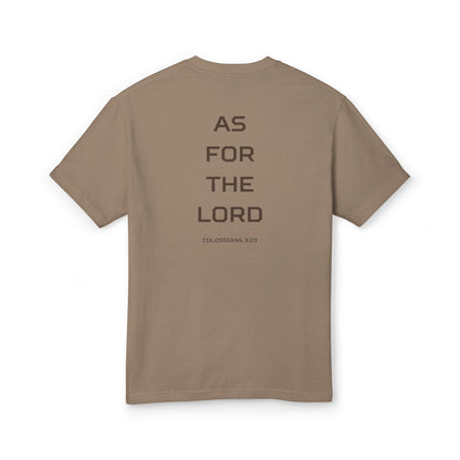 Unisex Colossians 3:23 Heavyweight Cotton Tee