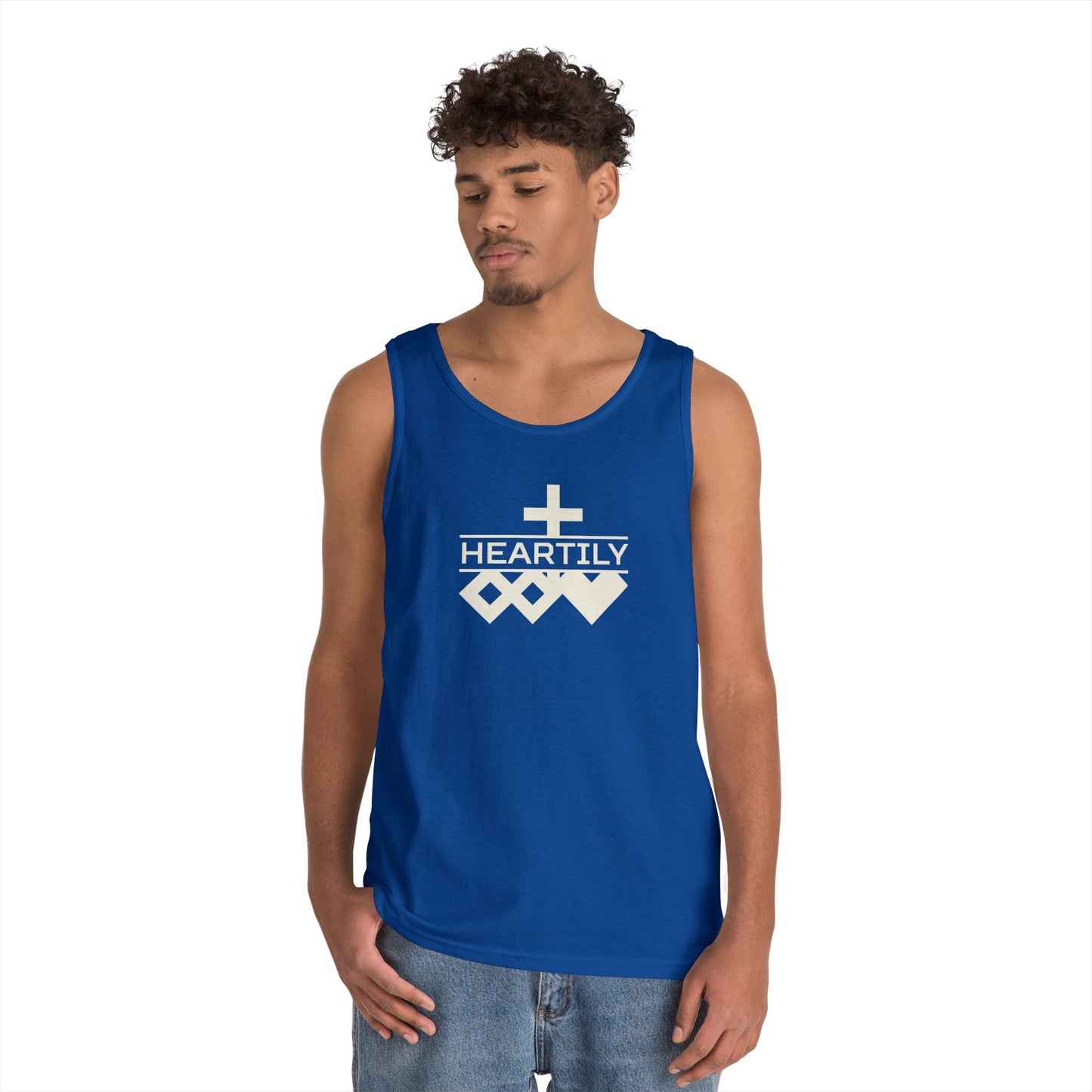 Unisex Heartily Logo Tank Top