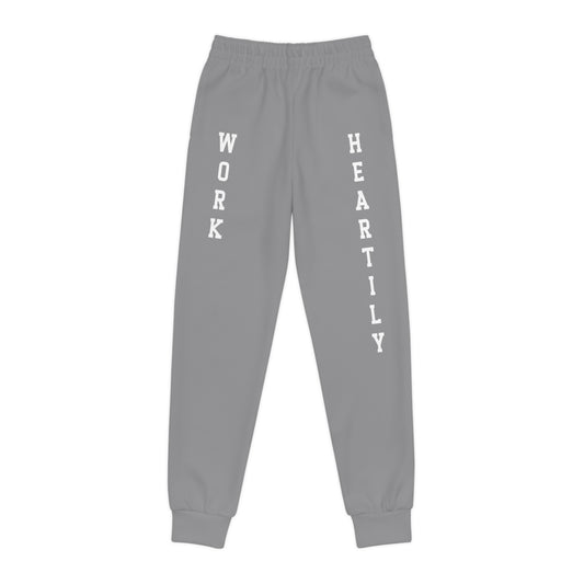 'Work Heartily' Youth Joggers