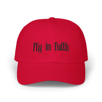 Fly in Faith Embroidered Dad Cap