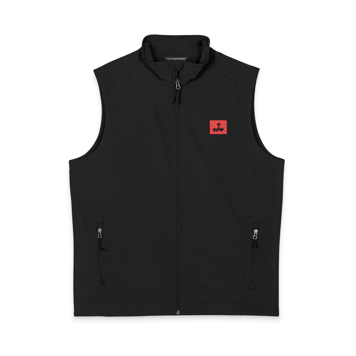 Men's Soft Shell Vest with Embroidered Logo