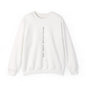 Vertical Text Crewneck Sweatshirt