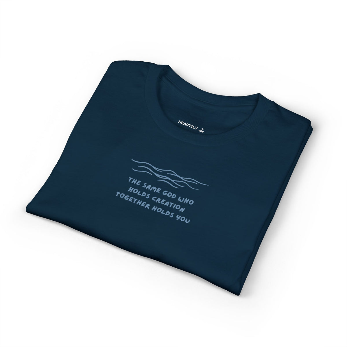 Waves & Quote Minimal T-Shirt