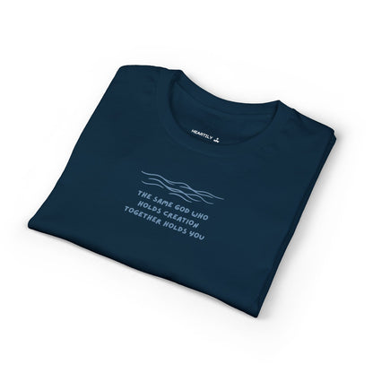 Waves & Quote Minimal T-Shirt