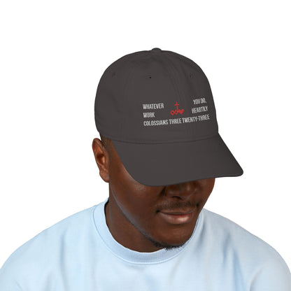 Colossians Three Twenty-Three Baseball Cap
