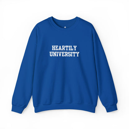 Heartily University Unisex Crewneck Sweatshirt