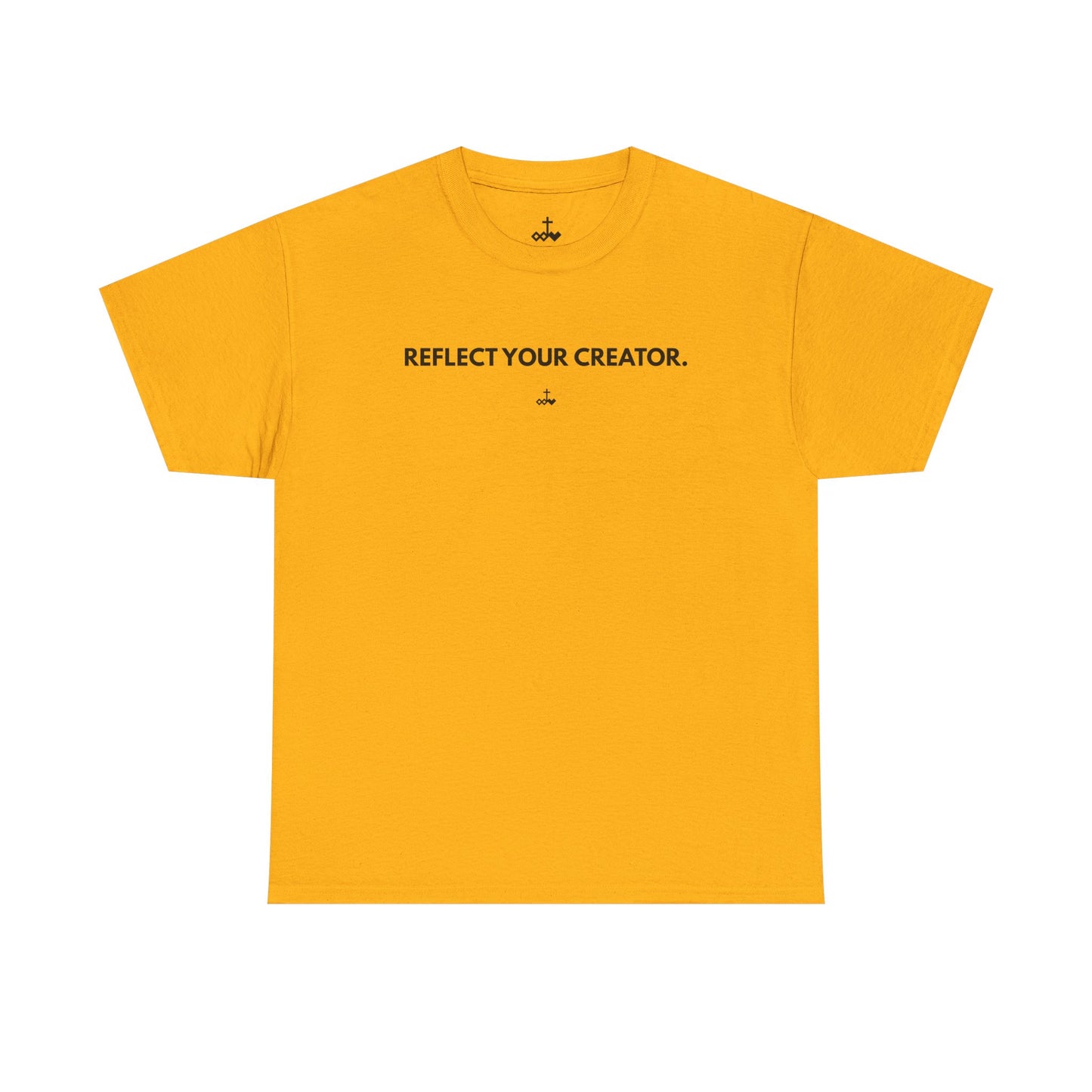 "Reflect Your Creator" Unisex Heavy Cotton Tee, Inspirational Graphic Shirt
