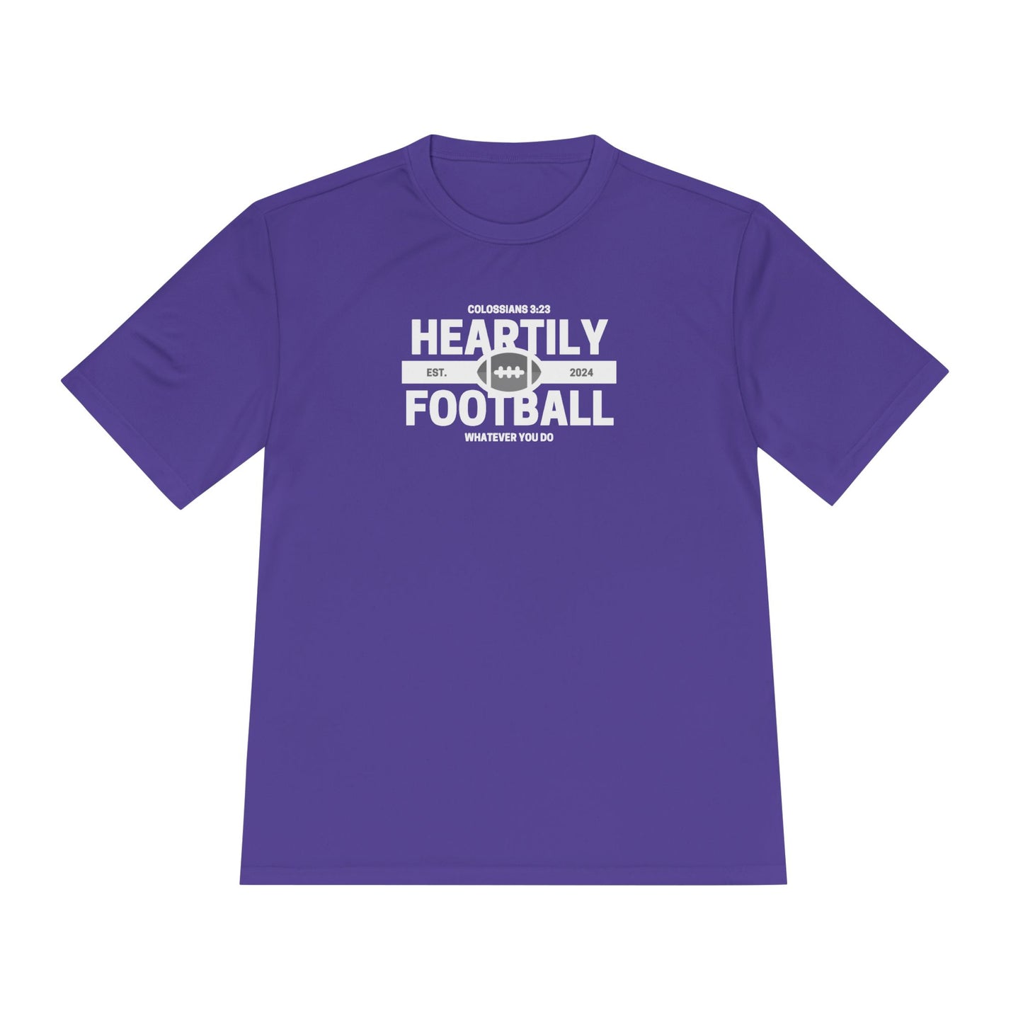 Heartily Football Moisture-Wicking Tee