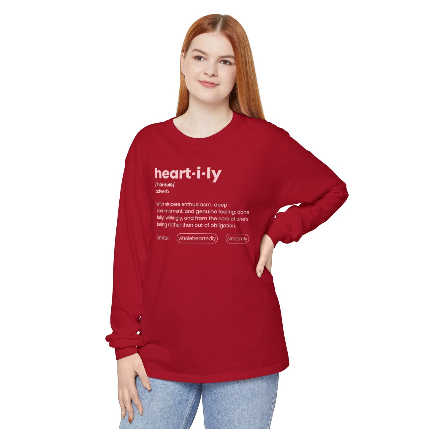 Heartily Definition Long Sleeve Tee