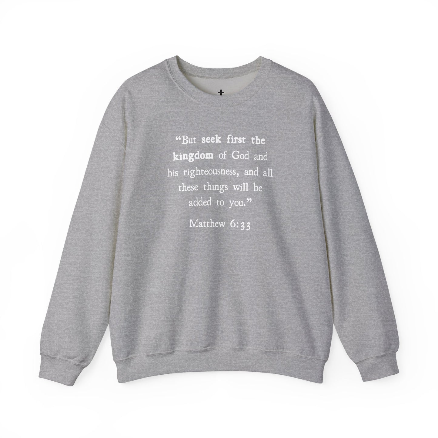 Unisex Matthew 6:33 Crewneck Sweatshirt