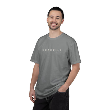 Plain Heartily Scripture T-Shirt