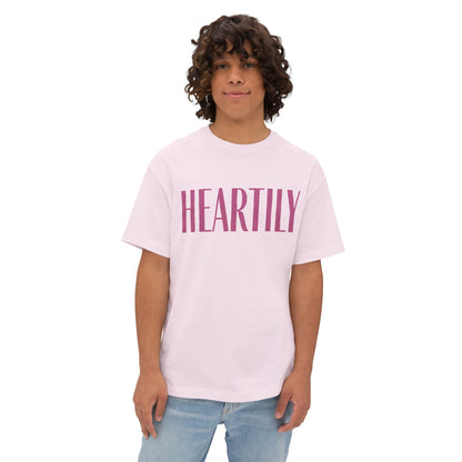 Vintage Heartily Oversized Unisex Tee