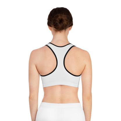 Logo Sports Bra - White