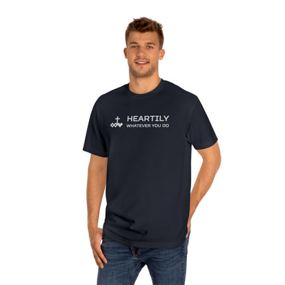 Heartily/Logo/Slogan Unisex Classic Tee