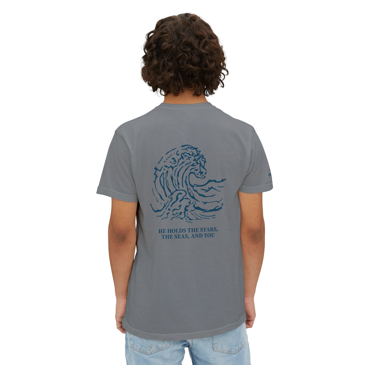Quote & Graphic Pocket T-Shirt