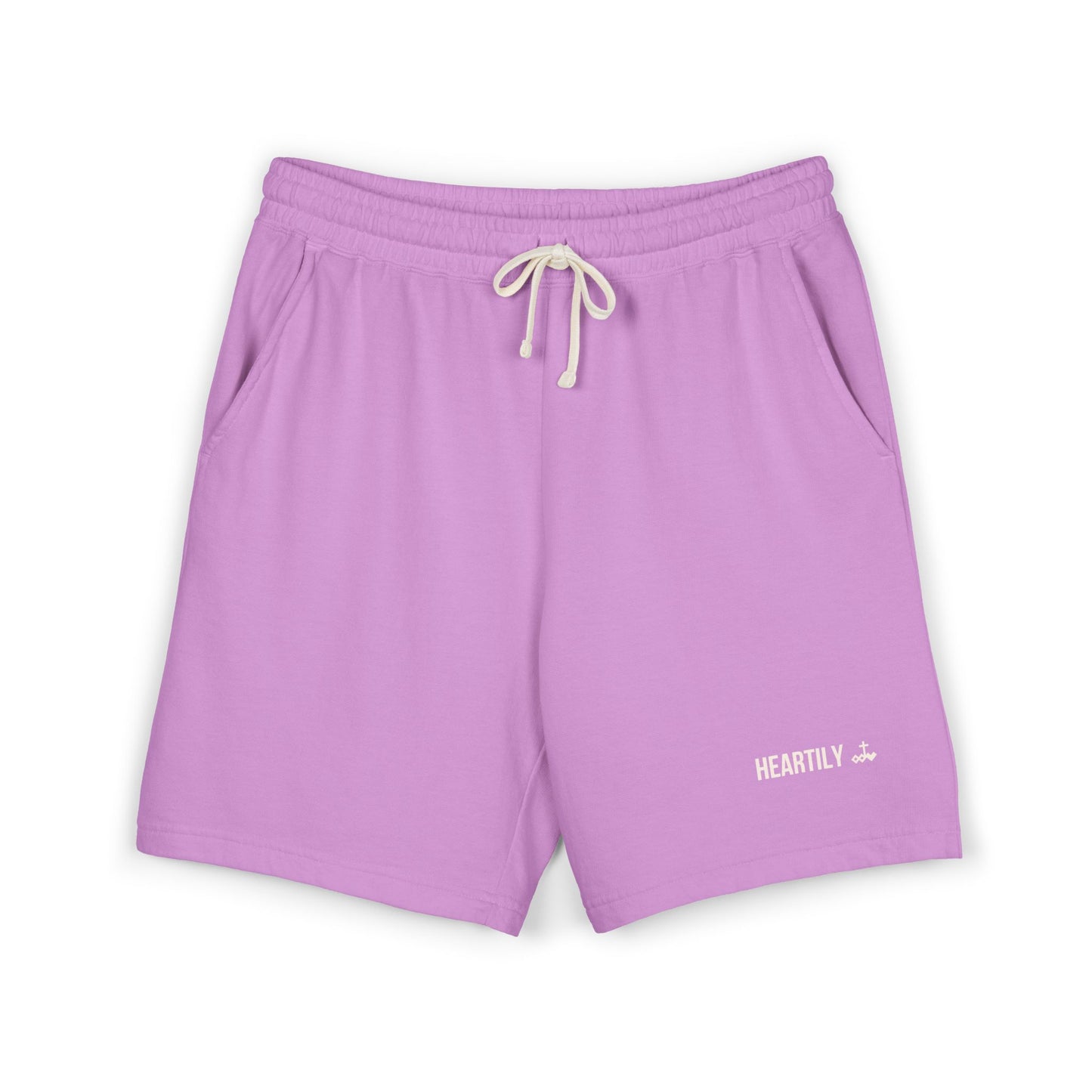 Lightweight Garment-Dyed Fleece Sweat Shorts