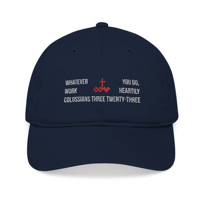 Colossians Three Twenty-Three Baseball Cap