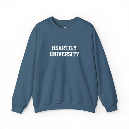 Heartily University Unisex Crewneck Sweatshirt