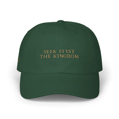 Seek First The Kingdom Dad Cap