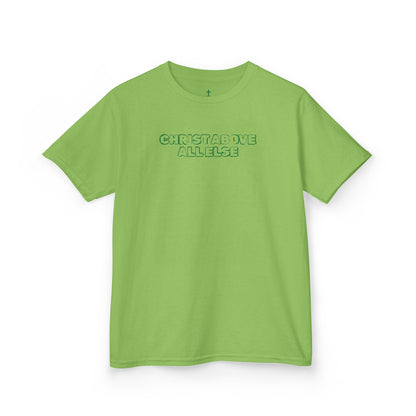 "Christ Above All Else" Kids Minimalist Graphic Tee
