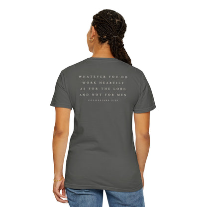 Plain Heartily Scripture T-Shirt